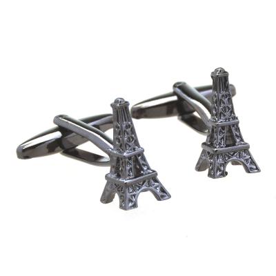 China Eiffel Tower/Compass BRASS Dial Suit Popular French Shit Maker Cufflink For Men for sale