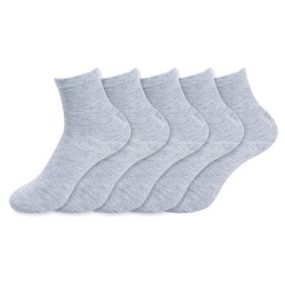 China White Black Basic Solid Color Business Sporty Breathable Socks Custom Design Socks Knit Mens Cotton Dress Crew Sock for sale