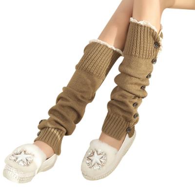 China Breathable Thick Leg Warmers Winter Socks Designer Socks For Women Fashion Knee High Socks for sale