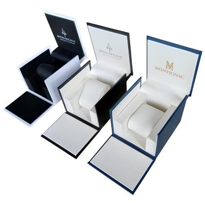 China Eco-friendly Luxury Custom Logo Mens Watch Box Packaging High Quality Paper Watch Box for sale