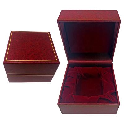 China Gold Line Stamped Box Gold Line Hot Stamping Trinket Box Luxury Jewelry Gift Box For Crystal Cube Storage for sale