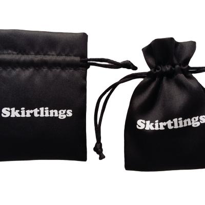 China Custom Handmade Hot Sale Satin Bag Jewelry Pouch Gift Drawstring Packaging With Logo for sale