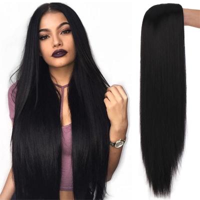 China Silky Straight Brazilian Wave 100% HD Lace Front Hair Wigs 180% Density Pre Plucked Lace Closure Frontal Wigs For Black Women for sale