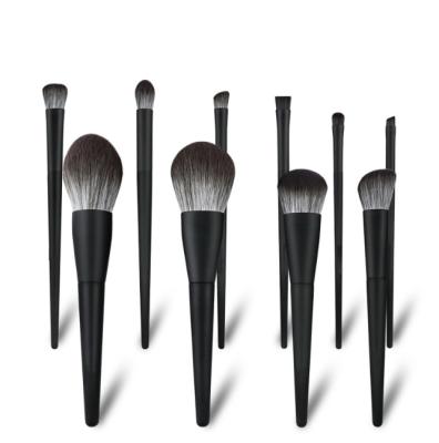 China Angular Blush High Quality Vegan Synthetic Make Up Brushes Matte Luxury Professional Private Label Makeup Brush Set for sale