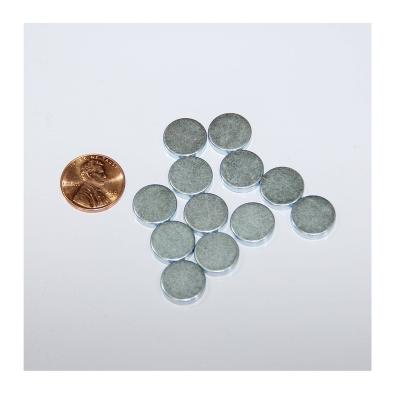 China Hot Sale Customizable Galvanized Disc Magnets Neodymium Permanent Ndfeb Disc Magnets Neodymium Galvanized for sale