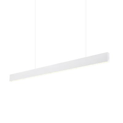 China Office Supermarket Office Meeting Room Suspension Pendant Led Linear Light Fixture Surface Mounted 4ft Led Desk Linear Light Anti-Glare Led L for sale