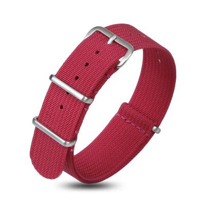 China NATO Style High Quality Ribbed Nylon Watch Bands Straps 20mm 22mm Conkly Watch Bands for sale