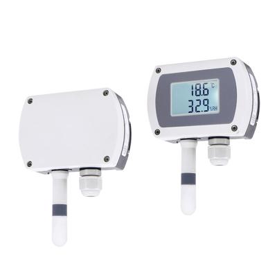 China Wall Mounted RS485 Temperature Sensor 4-20mA Temperature And Humidity Transmitter Sensor With Display for sale