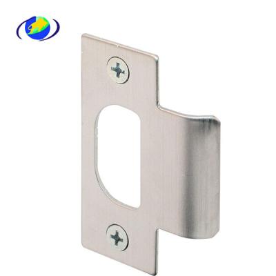 China Xiamen OEM Stainless Steel Door Lock Aluminum Custom Stamping Strike Plate for sale