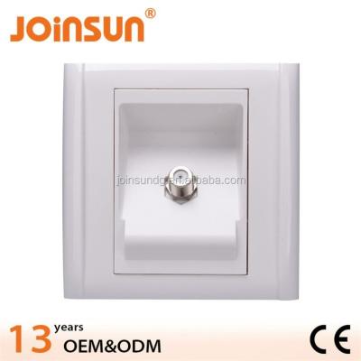 China Qming CE TV Socket White Durable Top 10 Commercial qming Wall Socket (Hardware Product) for sale