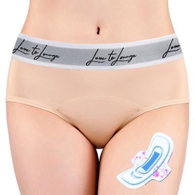 China Antibacterial Period Panties Breathable Mesh Transparent Panties Absorbency Leak Proof Underwear for sale