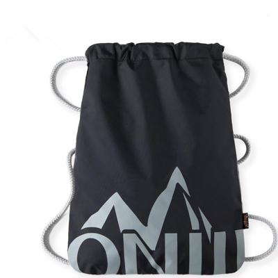 China Customized Folding Printing Logo High Quality Nylon Gym Backpack Breathable Drawstring Bag For Sports Travel for sale