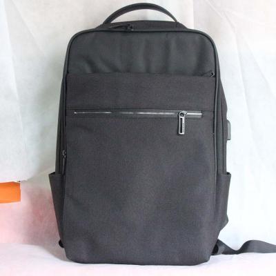 China With Multifunctional USB Charger Nylon Soft Black Travel Large Capacity Fashion Laptop Backpack Smart Bag for sale