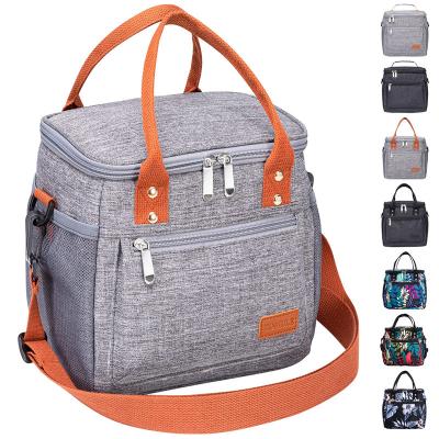 China Factory Supply Waterproof 600D Polyester Tote Custom Cooler Bag Food Cooler Bags Insulated Lunch Bag For Picnic for sale