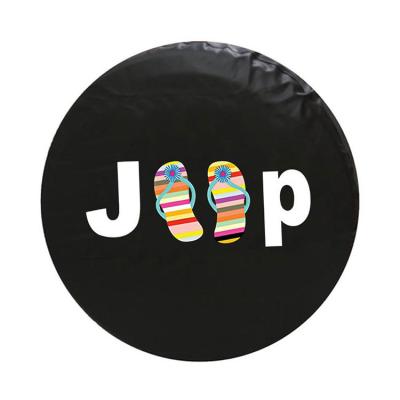 China Sports Wholesale Steel Tire Dust Cover Car Spare Wheel Cover Polyester Eco-friendly Custom Reusable Waterproof Protector for sale