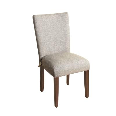 China Custom Wholesale Classic Upholstered Package Accent Dining Chair, Single Package, Light Gray for sale