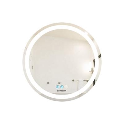 China OEM Hotel Magnifying Hot Selling Wall Mounted Bathroom Round LED Mirror Light with Touch Sensor Switch for Wall Mounted Bathroom for sale