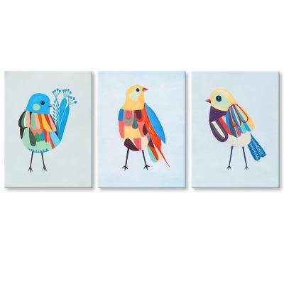 China Modern Colorful Wall Art Home Decoration Hot Selling Birds Printing Wall Arts Painting for sale