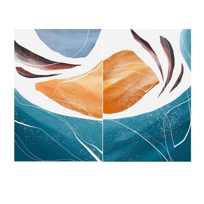 China New High Quality Abstract Print Nordic Irregular Line Classic/Postmodern Picture Wall Paintings For Home Hotel Office Canvas Painting Wall Art for sale