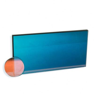 China High Strength Filter Lighting Color Filter Factory Customized Color Dichroic Glass Lens Tempered Color Glass for sale