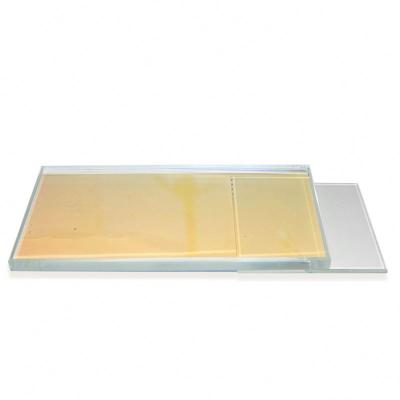 China High Strength Tempered Sheet For Building Dichroic Wall Hologram Effect Laminated Glass Table Top for sale