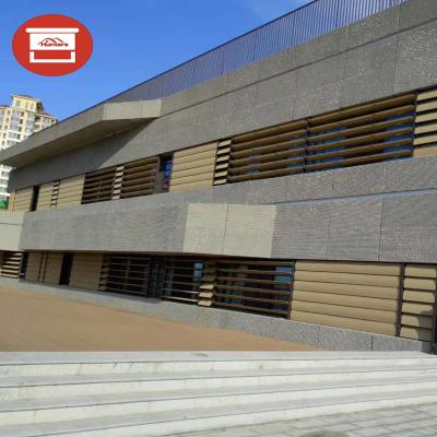 China Modern Aluminum Sun Canopy Vertical Wing System For Ventilation Sun Control System for sale