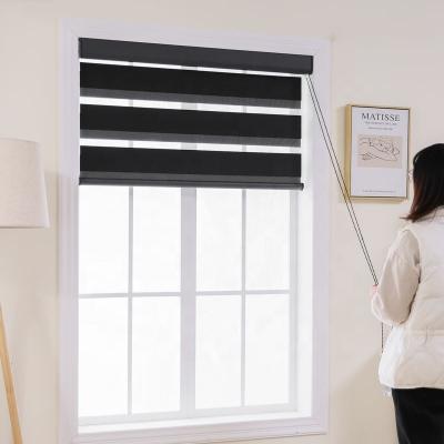 China Guangzhou Environmental Friendly Hot Selling 100% Polyester Material And Pattern Horizontal Blinds for sale