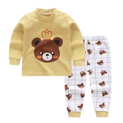 China Casual the new autumn and winter children's cotton suit for boys and girls children's home use pajamas for sale