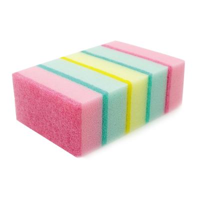 China Sustainable Colored Soft Sponges Housed To Hold Clean Kitchen Sponge Rubber Soft Cushion Clean for sale