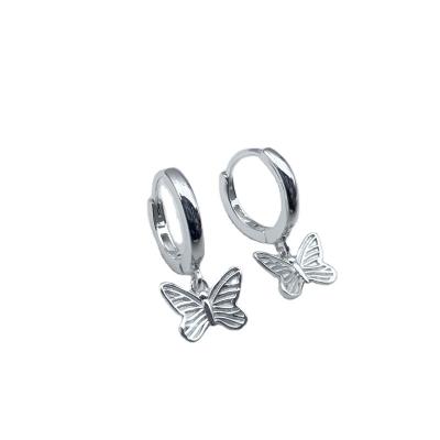 China Fashionable high quality and low price new fashion exquisite creative women's hot selling jewelry cut out butterfly earrings for sale