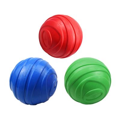 China New Design Sustainable Pet Toy 9cm Launcher Dog Balls Tooth Cleaning Squeaky Big Dog Toys for sale