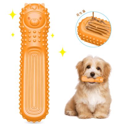 China Viable New Arrival Amazon Dog Toys Self Playing Tape Chew Teeth Toothbrush Pet Training Puzzle Dog Toy for sale