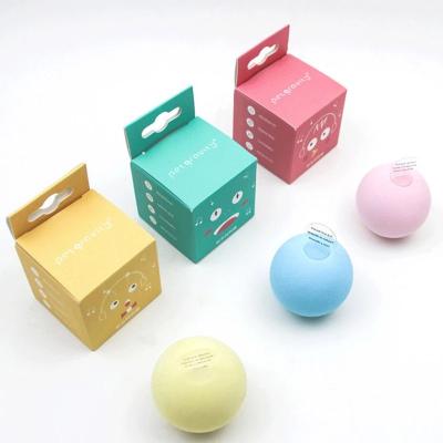 China Amazon Sustainable Cat Toys Interactive Ball Cats Smart Toys Ball With Feather Playing Chew Rattle for sale