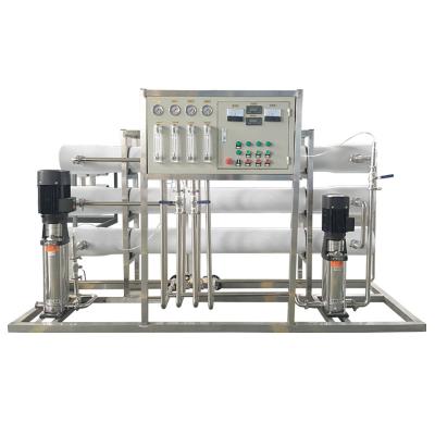 China Customized Automatic Control Double Stage Reverse Osmosis Water Treatment Equipment Industrial RO Membrane for sale