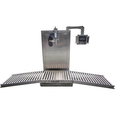 China 200L Beverage Oil Semi-automatic Weighing Filling Machine for sale