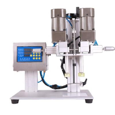 China Semi-automatic food capping machine for bottles/cans for sale