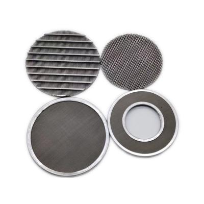 China Precision Cheap Price Accept Custom Round Stainless Steel Wire Mesh Screen Knitted Filter Disc for sale