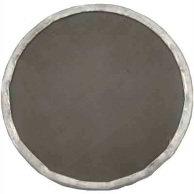 China Precision in Stock Custom Steel Mesh Filter 1-635 Mesh Porous Stainless Steel Circular Disc Fiter Disc for sale