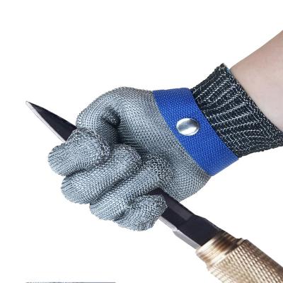 China Good Quality Comfortable Cutting Resistant Wire Metal Mesh Butcher Stainless Steel Gloves for sale