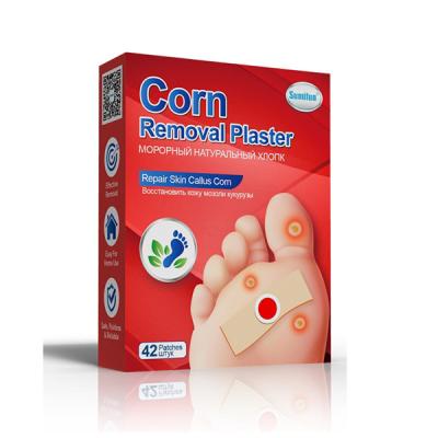 China Hot Selling 2022 Foot Foot Corn Removal Plaster 42pcs 100% Chinese Herbs Plaster for sale