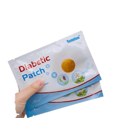 China Odor Control Blood Sugar Plaster Lower Blood Sugar Diabetic Correction Patch Made Of Chinese Herbs Blacken 2 Years 100% Natural Herbs Stick Type for sale