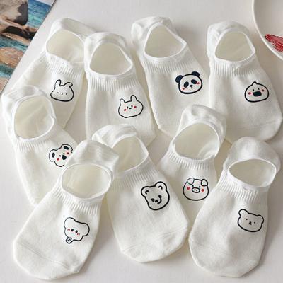 China QUICK DRY Autumn Casual Korean Style Women Cartoon Animal Girls Novelty Socks Funny Crew Socks Socks Cotton for sale