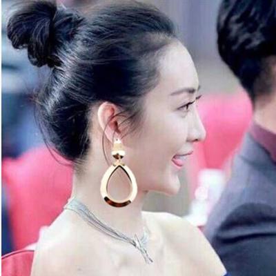 China 2020 Trendy Fashion Jewelry Custom Party Big Round Earrings For Women for sale