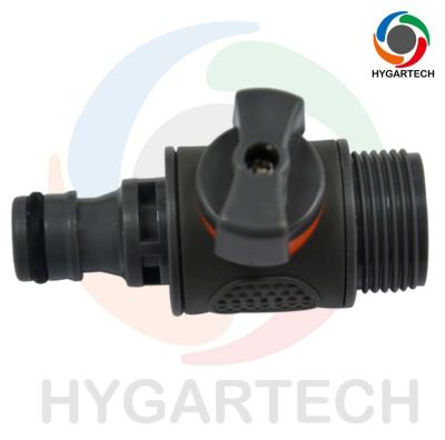 China Garden Ball Valve With Male Thread And Click Quick Hose Connect Hose Repair For Horticulture And Gardening zu verkaufen