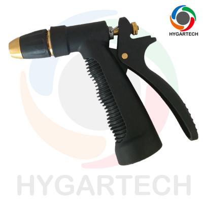 China Metal Garden Hose Nozzle Down Pressure Car Washer With Rear Trigger Handle Control for sale