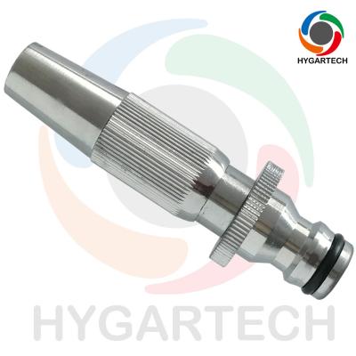 China Nozzle de pulverização ajustável de latão metálico, revestido com cromo, nozzle ajustável para rega de alta pressão, de névoa fina a jato duro. à venda