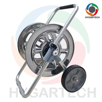 China 1/2 Inch Metal Hose Reel Cart Trolley For Hose Storage And Transport for sale