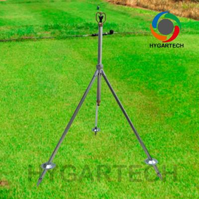 China Zinc Plated Metal Tripod Stand With Butterfly Sprinkler For Gardening And Irrigation for sale