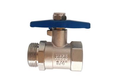 China Nickel Plated Brass Ball Valve 3/4