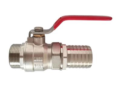 China Full Large Port Garden Tap Valve , Garden Ball Valve Male x Hose Sleeve End for sale